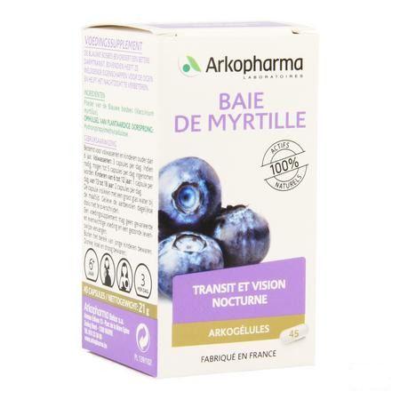 Arkocaps Bosbesvrucht Plantaardig 45  -  Arkopharma