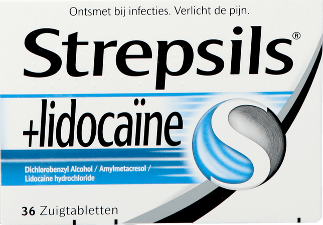 Strepsils + Lidocaine Past 36