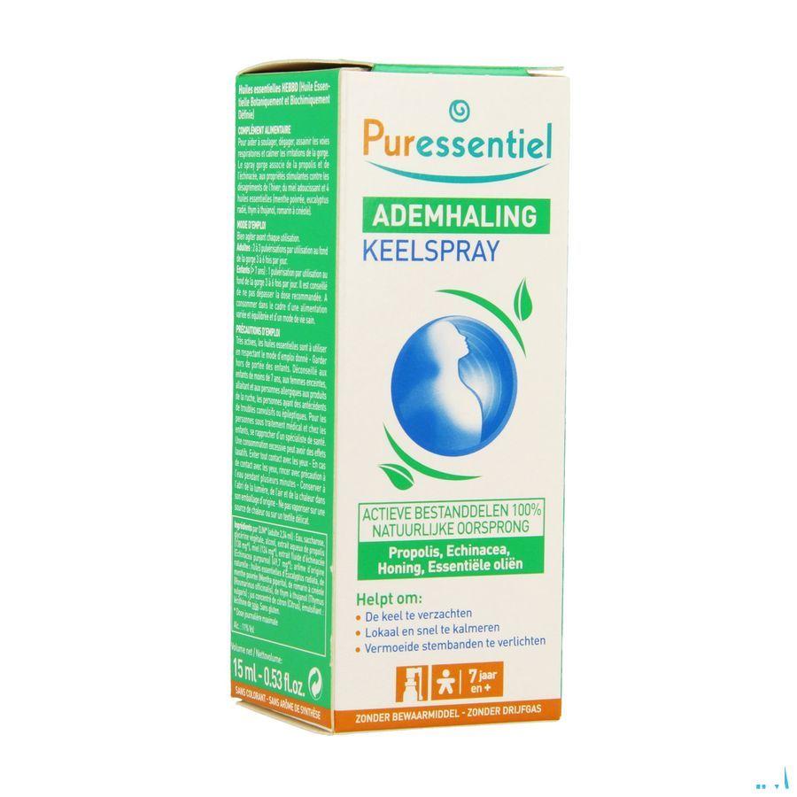 Puressentiel Ademhaling Keelspray 15 ml  -  Puressentiel