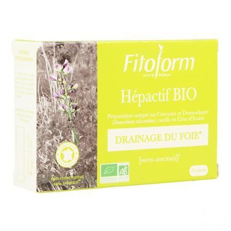Hepactif Comprimes 40 Fitoform  -  Bioholistic Diffusion
