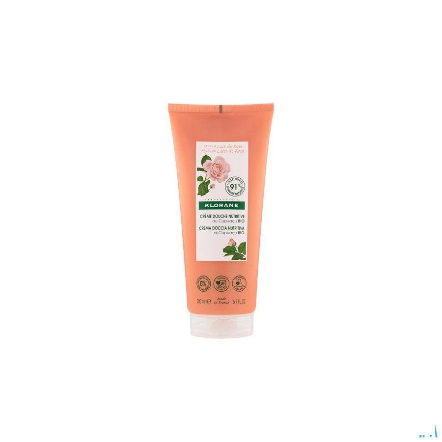 Klorane Corps DoucheCreme Lait Rose 200 ml
