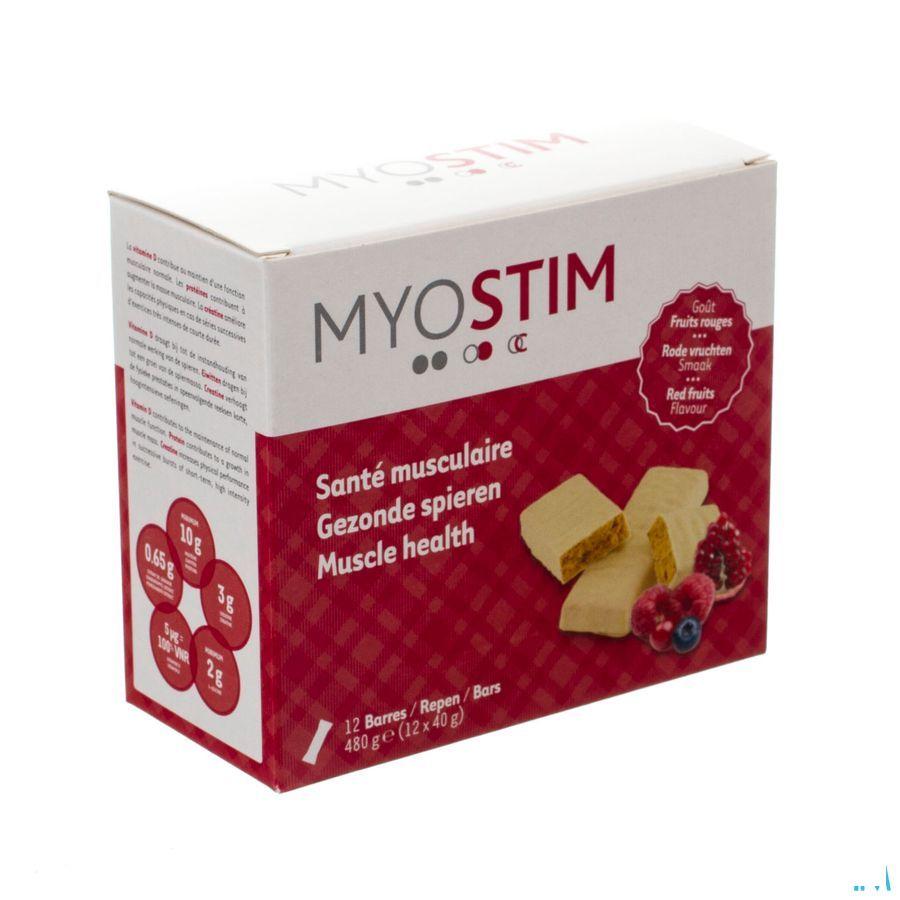 Myostim Proteinereep Rode Vruchten 12  -  Procell