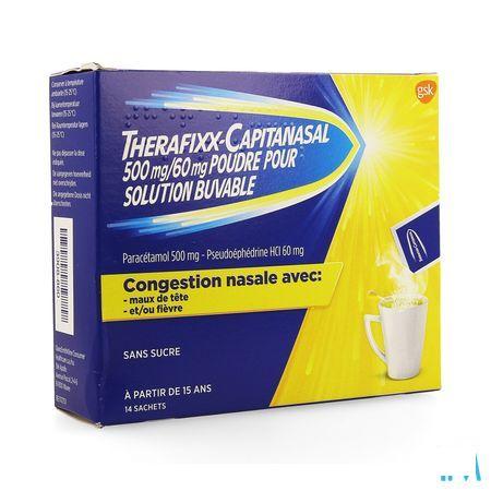 Therafixx-Capitanasal 500/60 mg Sol Buv Sach 14X6G