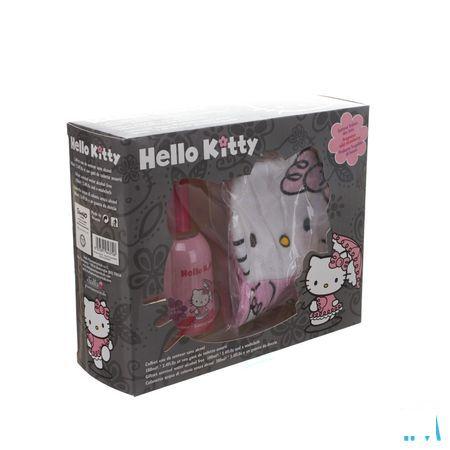 Hello Kitty Geurkoffer + Washand  -  Arkopharma 