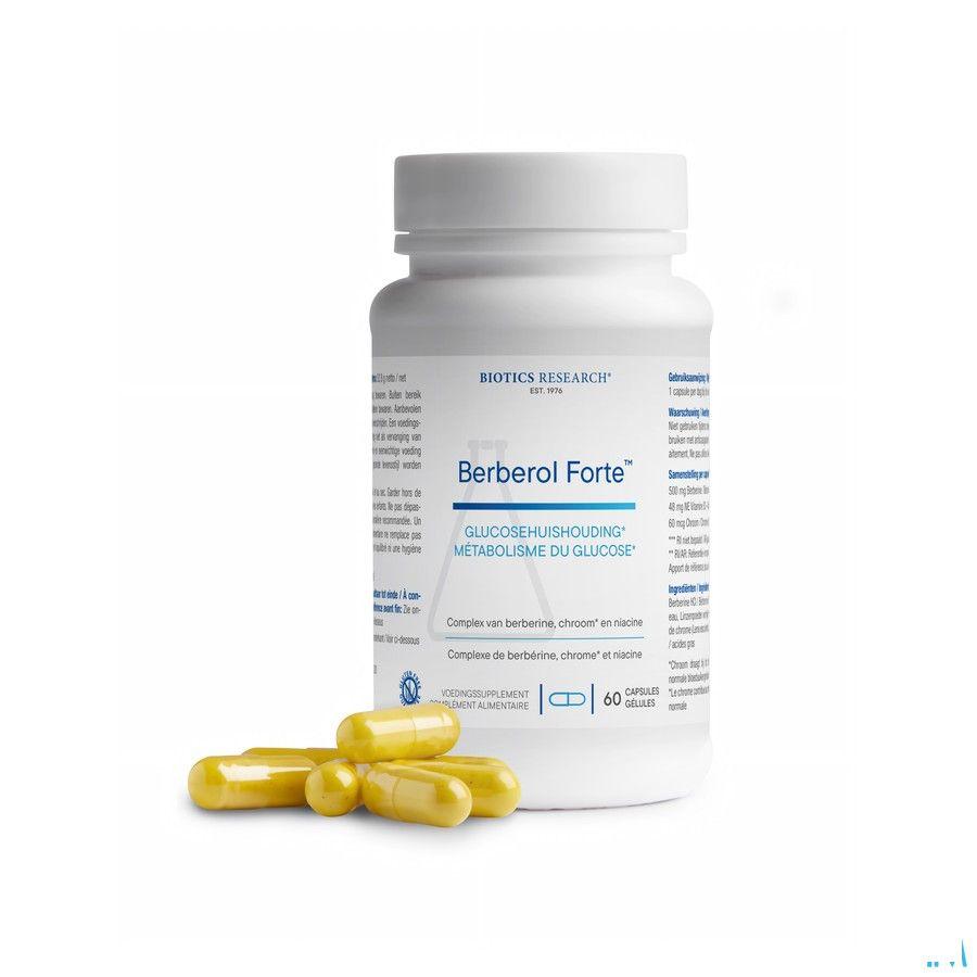 Biotics Berberol Forte 60 capsules  -  Energetica Natura