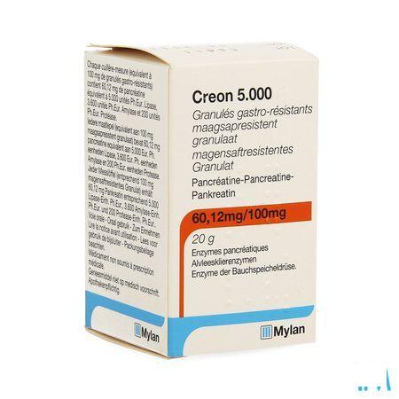 Creon 5000 Granules Gastroresist Flacon 20 gr 