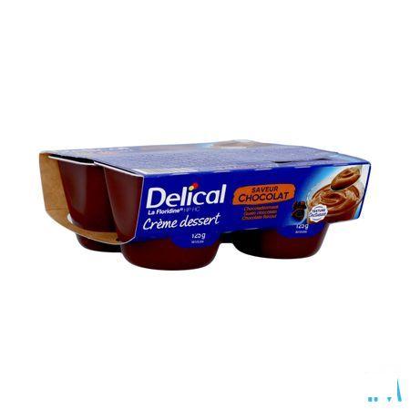 Delical Creme Dessert La Floridine Chocola 4X125 g  -  Bs Nutrition
