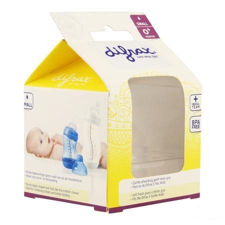 Difrax Flessenspeen Natural Wide Small 675  -  Difrax
