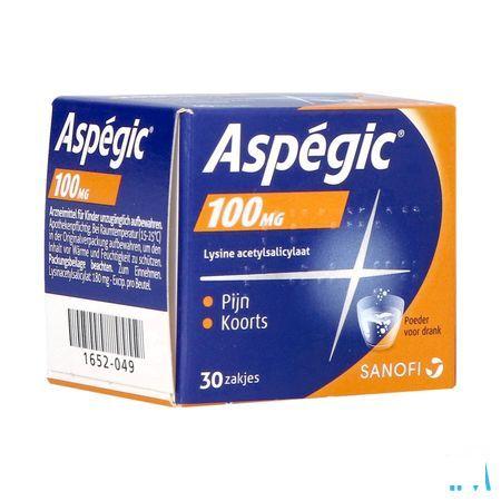 Aspegic 100 Pulv 30x 100 mg