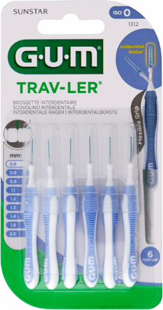 Gum Trav-ler Brosse Interdent. 0,6mm 6 1312m6