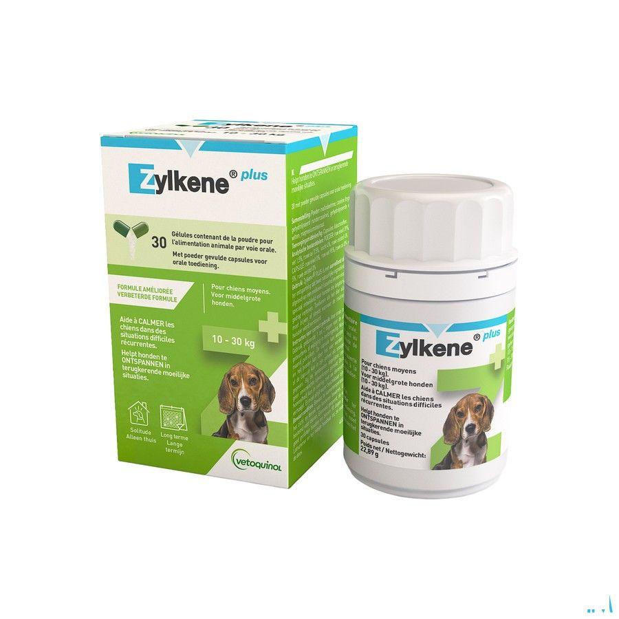 Zylkene Plus Middelgrote Hond 225mg 10-30Kg Caps30