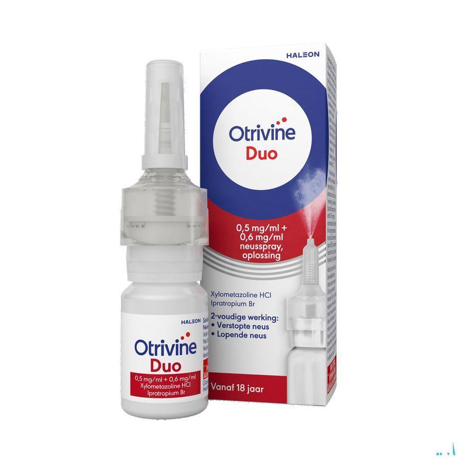 Otrivine Duo 0,5/0,6 Spray Nas 10 ml Otrivine Duo 0,5/0,6 Spray Nas 10 ml