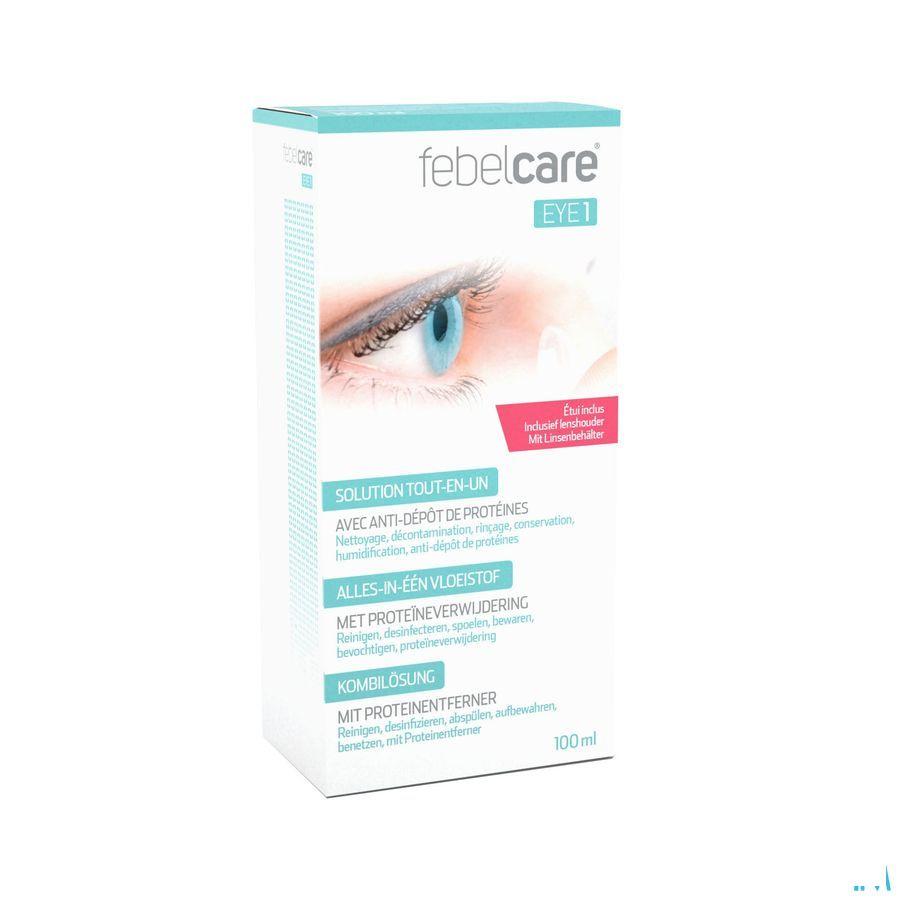 Febelcare Eye 1 Vloeist.contactlens All In 1 100 ml