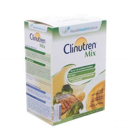 Clinutren Mix Kalf-broccoli Zakje 6x75 gr  -  Nestle