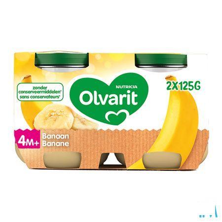 Olvarit Banaan 2x125 gr 4m06  -  Nutricia