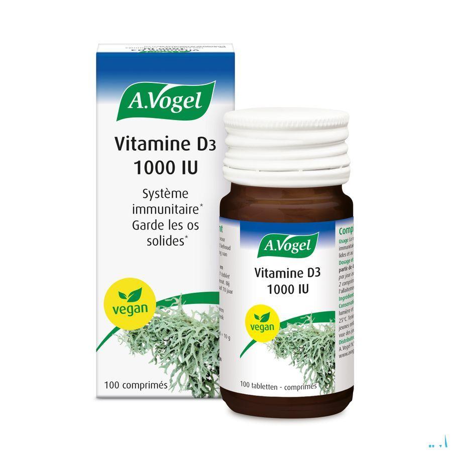Vogel Vitamine D3 1000 Tabletten 100  -  A.vogel