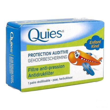 Quies Oordoppen Earplanes Voor Reis Kind 1 Paar  -  Quies