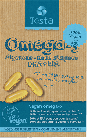 Testa Omega 3 Algenolie Dha/Epa Softgels 60  -  Nutrifarma