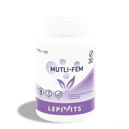 Leppin Multi Fem Active Pot Comprimes 30  -  Lepivits
