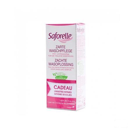 Saforelle Soin Lavant Doux 250 ml + Ling. Intim. 10