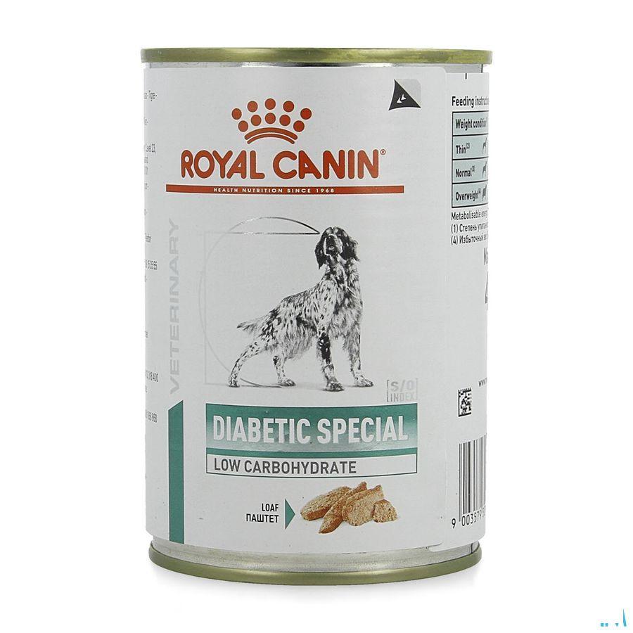 Vdiet Diabetic Low Carb Canine 12x410 gr  -  Royal Canin