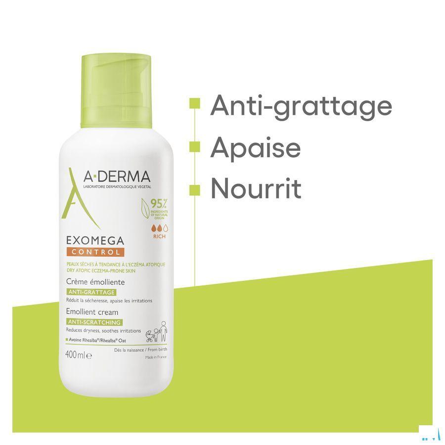 Aderma Exomega Control Creme Emolierend Tube 400 ml  -  Aderma