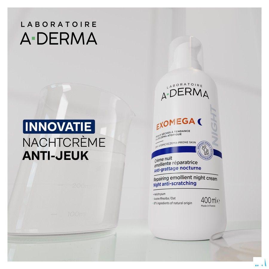 Aderma Exomega Control Herst. Emol. Nacht Cr 400 ml