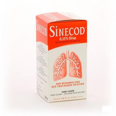 Sinecod 0,15% Sirop 200 ml