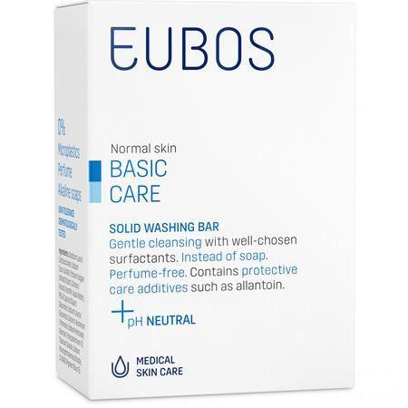 Eubos Compact Wastablet Blauw zonder parf 125 gr  -  I.D. Phar