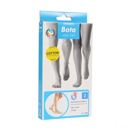 Bota Relax 280 Katoen Korte Kous Zand N2  -  Bota