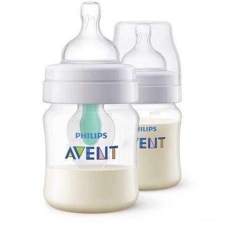 Philips Avent Anti colic Biberon Duo 2x125 ml Scf810/24  -  Bomedys