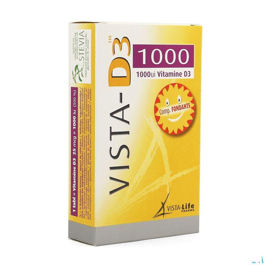 Vista D3 1000 Smelttabletten 120 