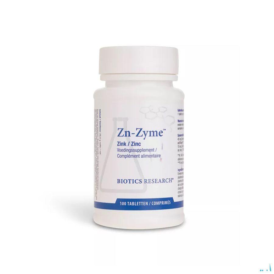 Biotics Zn-Zyme 100 comprimés  -  Energetica Natura