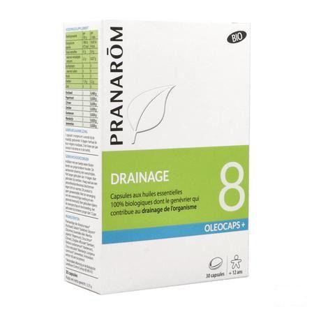 OleoCapsule + Bio 8 Drainage Capsule 30  -  Pranarom