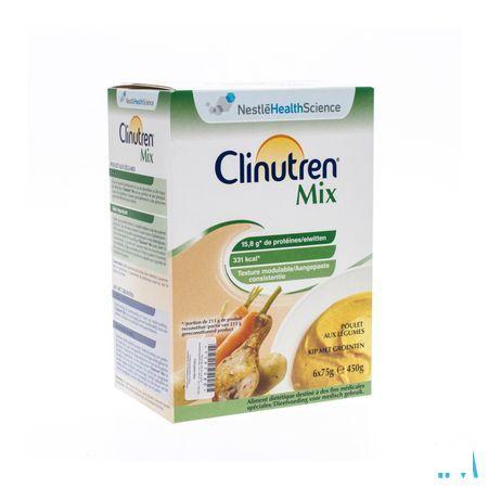 Clinutren Mix Kip-groenten Zakje 6x75 gr  -  Nestle