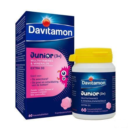 Davitamon Junior Framboos V1 Tabletten 60