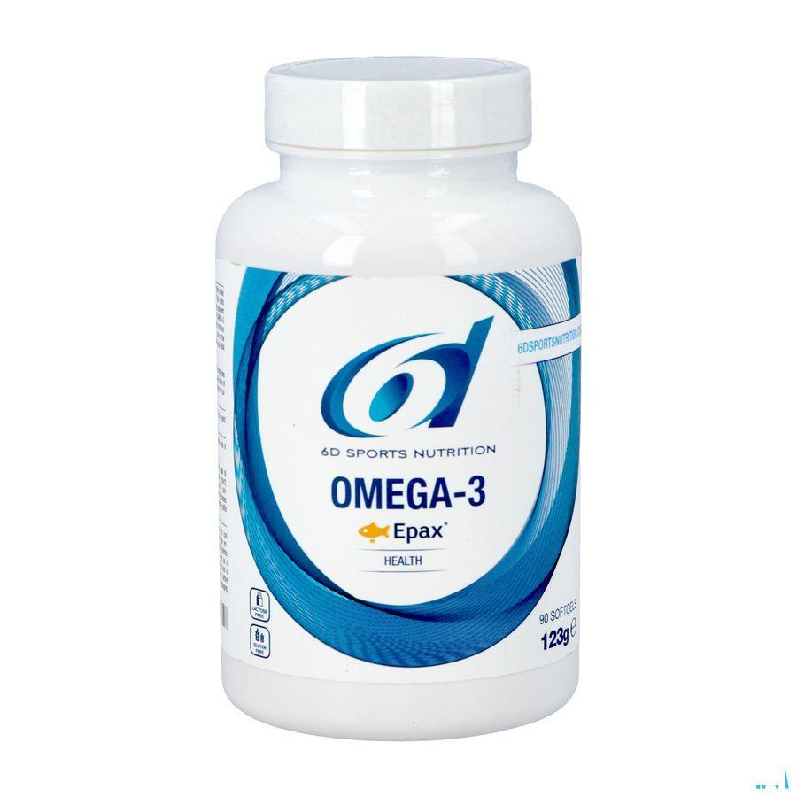 6D Sixd Omega 3 Softgels 90
