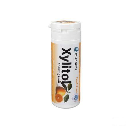 Miradent Kauwgom Xylitol Fruit Zs 30  -  Eureka Pharma