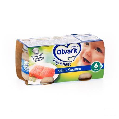 Olvarit Ingredient Saumon Pot 2x80 gr 123221  -  Nutricia