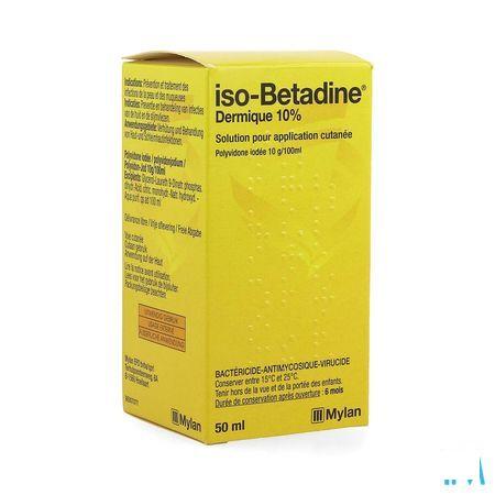 Iso Betadine Dermique 10% Solution Flacon 50 ml