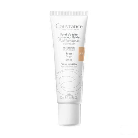 Avene Couvrance Fdt Correct. Fluide 2,5 Beige 30 ml  -  Avene