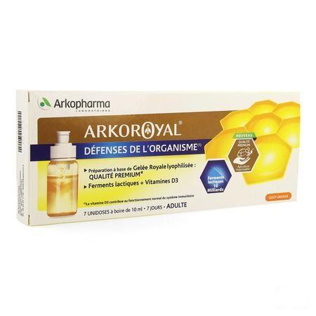 Arkoroyal Probiot. Volwassen Ruche Royale Dosis 7x7,5 ml  -  Arkopharma