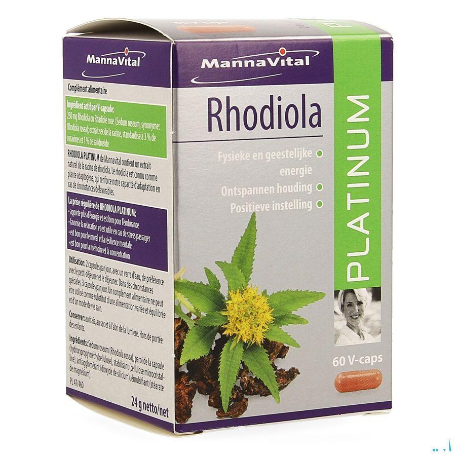 Mannavital Rhodiola Platinum V-Caps 60