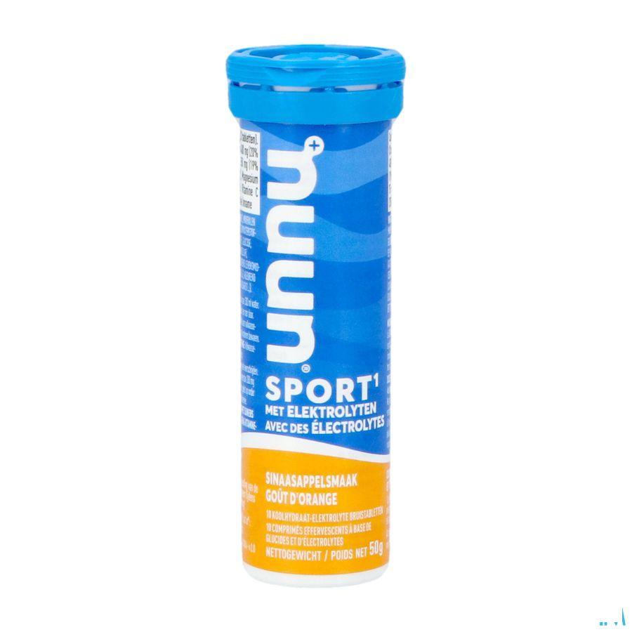 Nuun Sport Sinaasappelsmaak Bruis Tabl 10