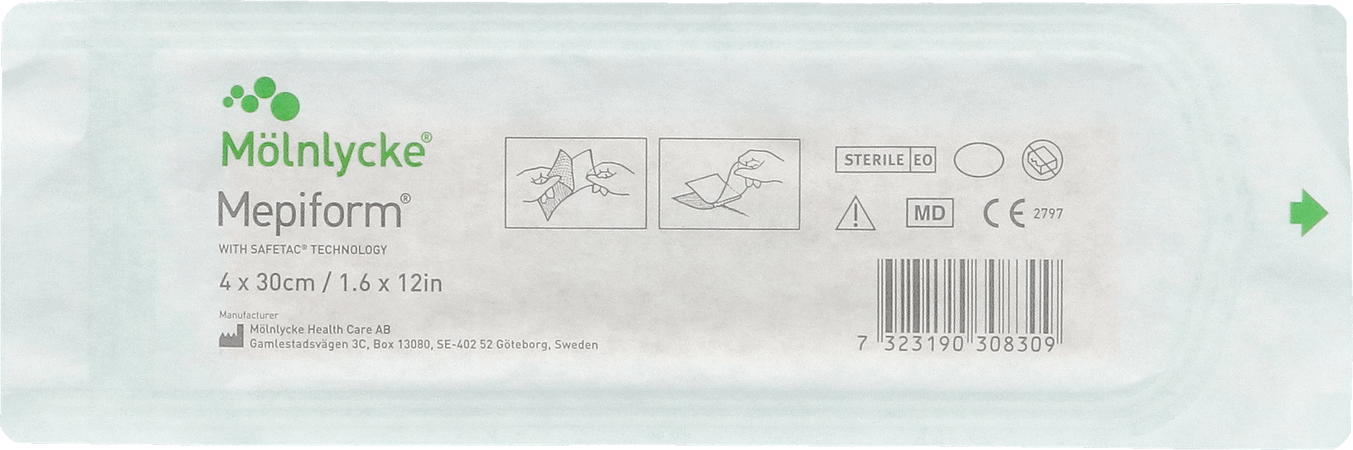 Mepiform Verband Adh Litteken Ster 4X30,0cm 1 293100
