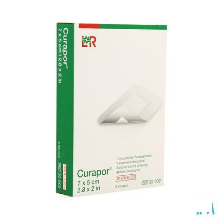 Curapor Pansement Chirurg. Sterile 7cmx 5cm 5 32902  -  Lohmann & Rauscher