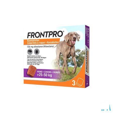 Frontpro 136Mg >25-50Kg Hond Kauwtabl 3