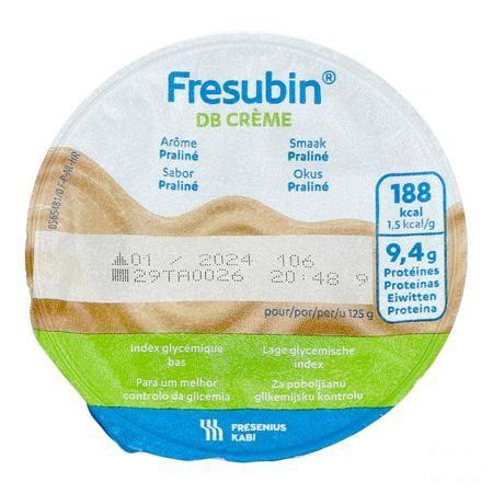 Fresubin Db Creme Praline Pot 4x125 gr  -  Fresenius