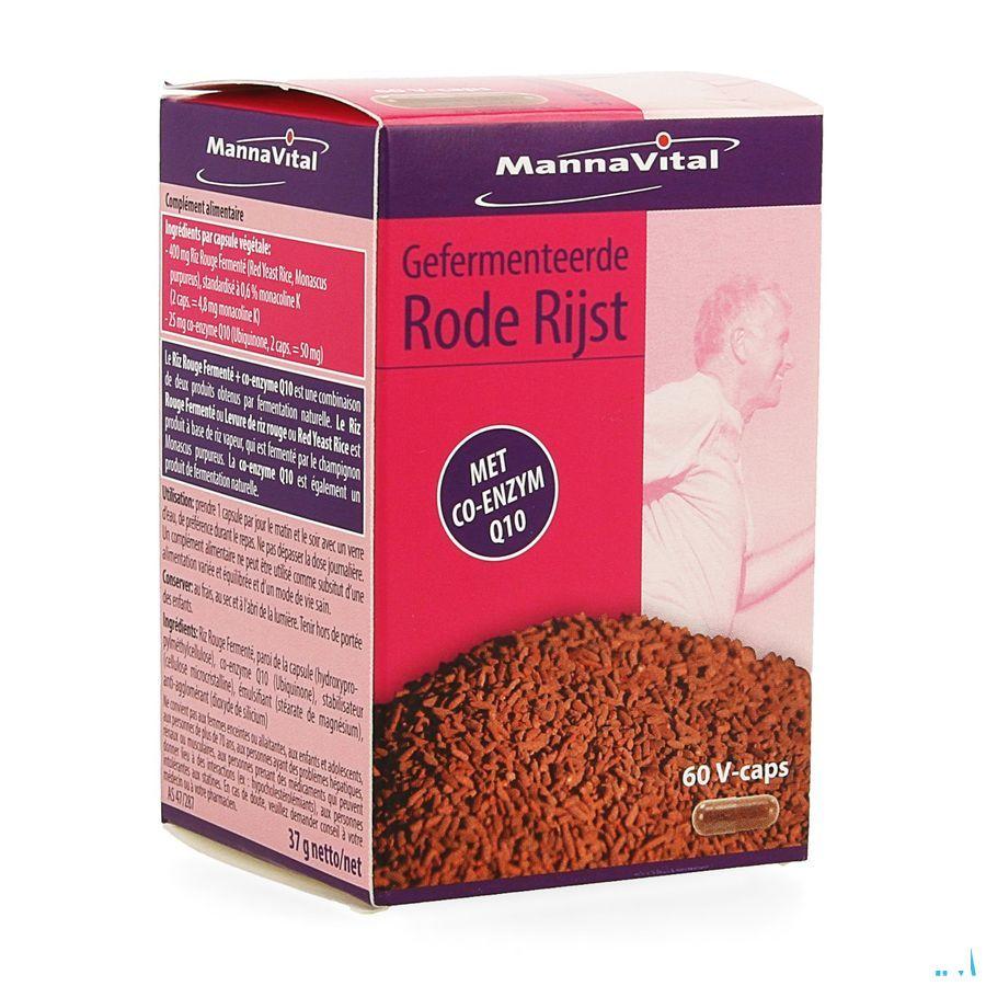 Mannavital Rode Rijst Gefermenteerd + co Enzyme Q10