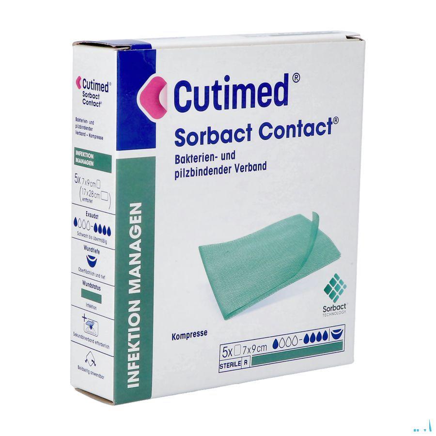Cutimed Sorbact Contact Kp 7X9cm 5